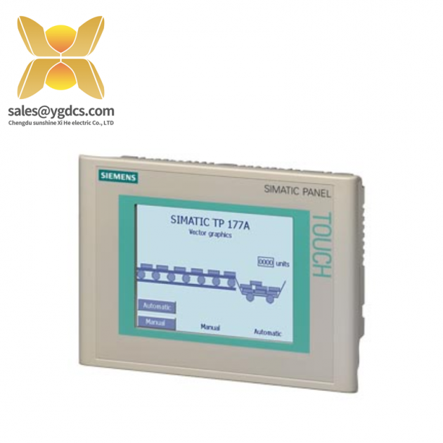 SIEMENS 6AV6642-0AA11-0AX1 Touch Panel TP177A, Industrial Control Solutions