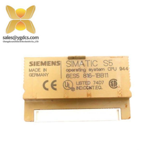 SIEMENS 6ES5816-1BB11: Advanced Control Module for Industrial Automation