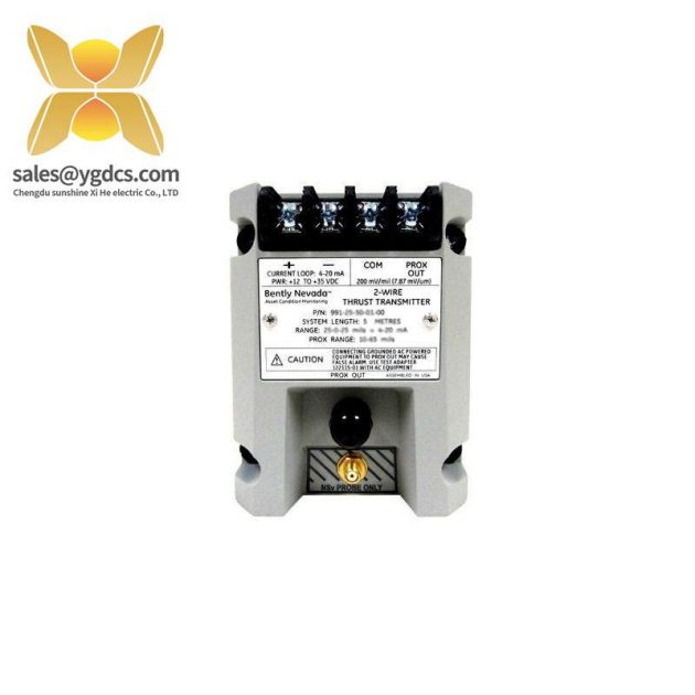 Bently Nevada 991-25-50-01-00 Thrust Transmitter - Precision Control for Industrial Applications