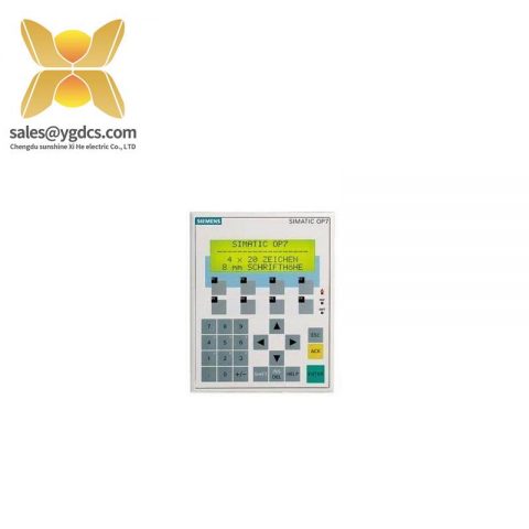 SIEMENS 6AV3607-1JC00-0AX1: High-Performance Operator Panel OP7/PP LC Display