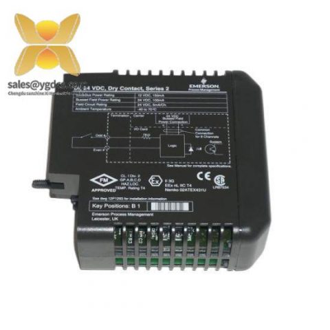 EMERSON KJ3201X1-BA1 | 12P253X52 Discrete Input Card