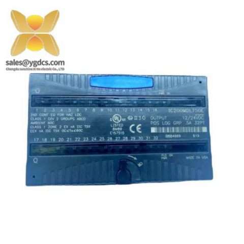 GE FANUC IC200MDL750E - Advanced Control Module for Industrial Applications